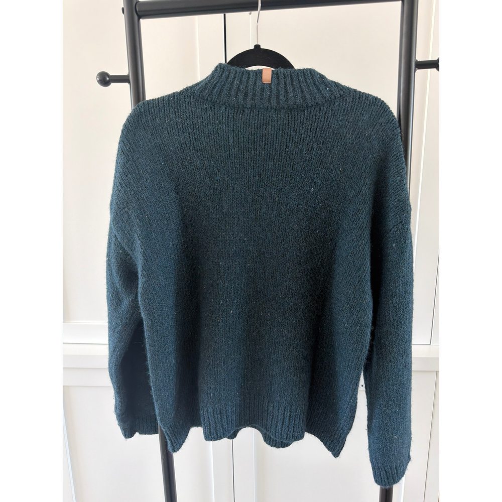 Lunya Dark Green Knit Sweater - Picture 2 of 3